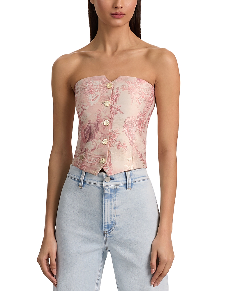 Alice and Olivia Kelcey Strapless Top