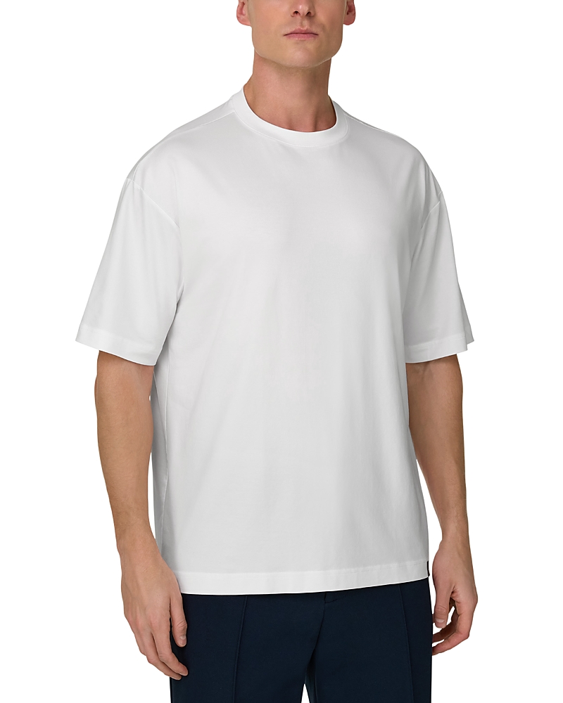 Boggi Milano High Performance Jersey T Shirt With S. Cafe Yarn
