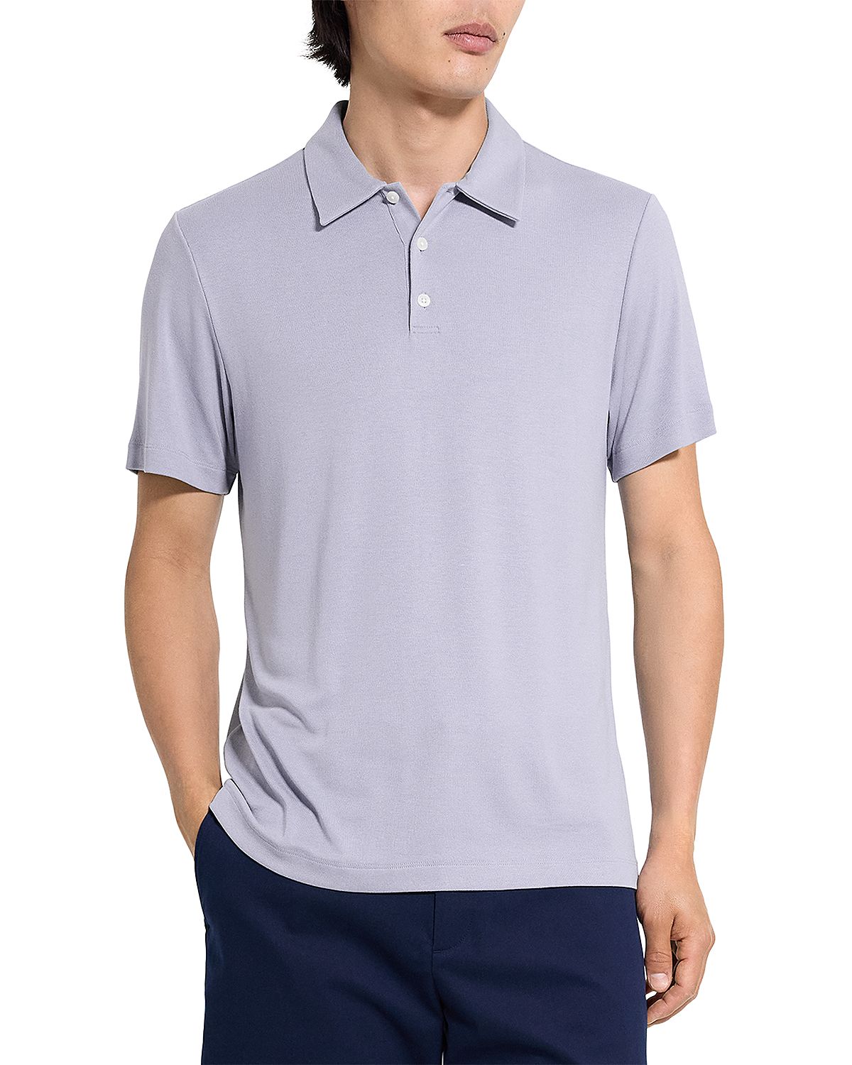 Theory Bron Anemone Jersey Polo Shirt
