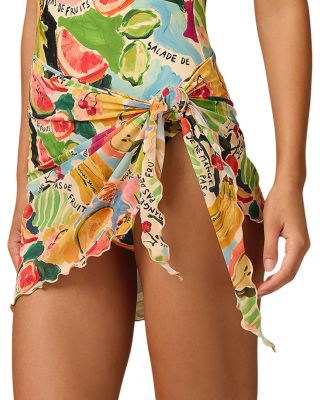 Tropique Salade Mesh Sarong Swim Cover-Up