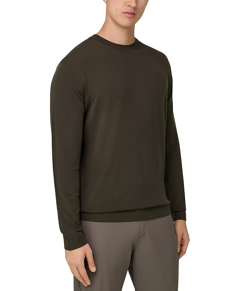 Boggi Milano Crewneck Jumper in Superfine Merino Wool