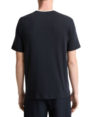 Loose Knit Double Collar T-Shirt