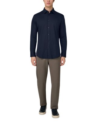 Regular Fit Cotton and Silk Polo Shirt