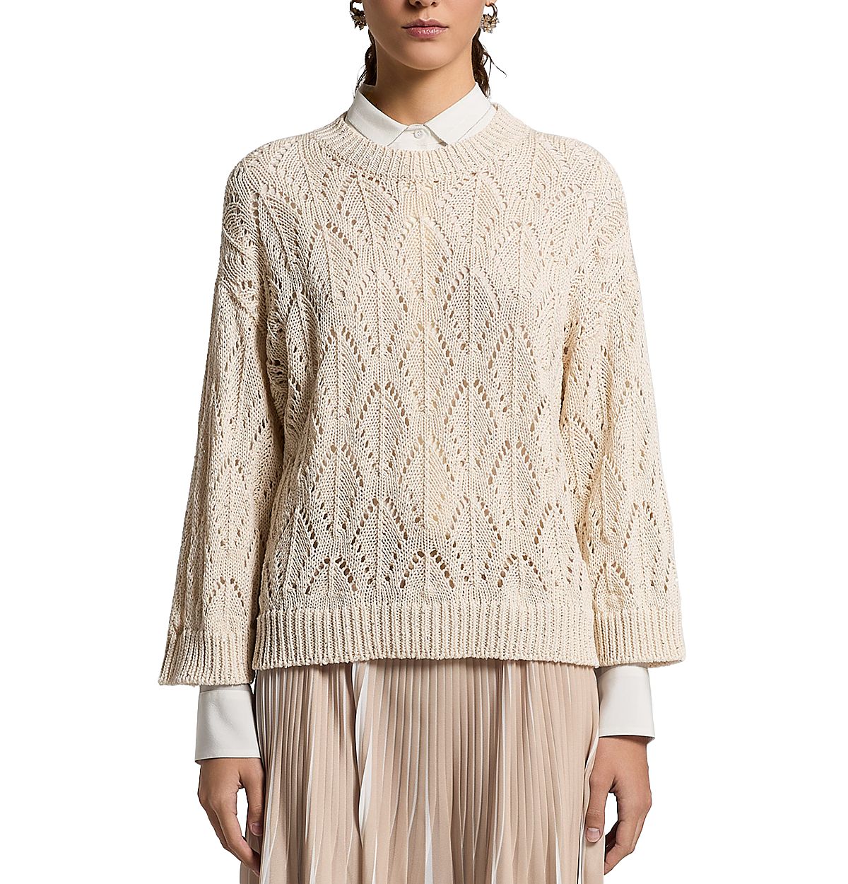 Peserico Pointelle Sweater