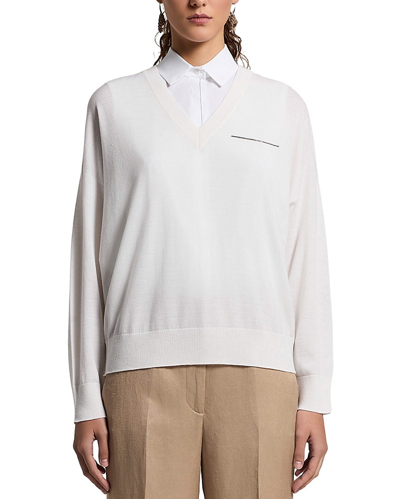 Peserico V Neck Sweater