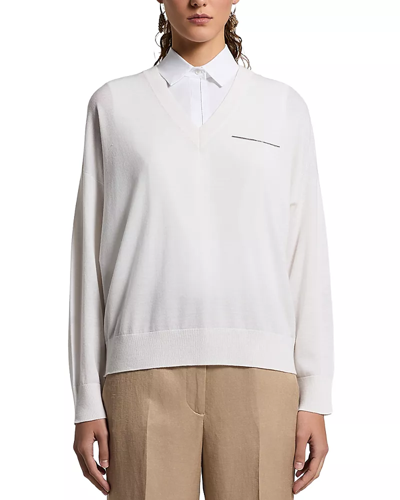 Peserico V Neck Sweater