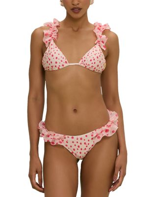 Peony Polka Dot Bikini Top & Bottom
