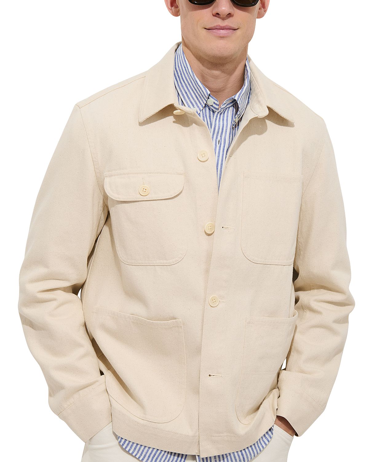 Alex Mill Garment Dyed Denim Work Jacket