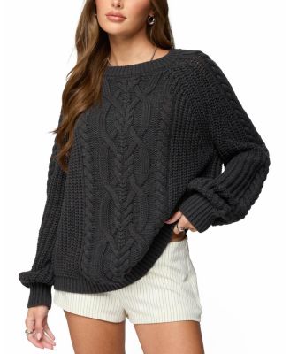 Lira Chunky Cable Knit Sweater