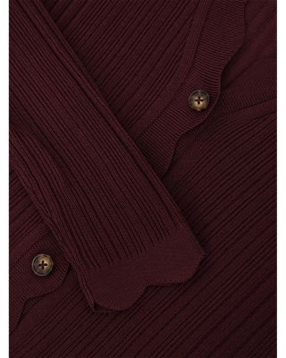 Vinny Scallop Detail Cardigan
