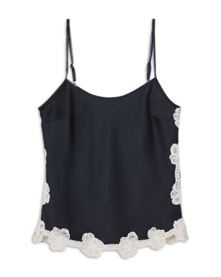 Doa Floral Lace Detail Top