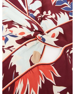 Asha Printed Midi Dress