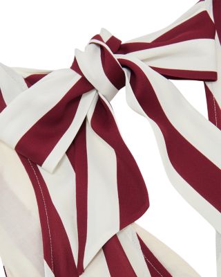 Esme Printed Stripe Flippy Dress