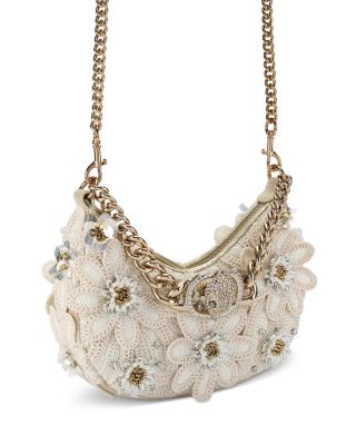 Chelsea Embellished Flower Hobo Bag