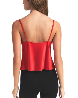 Silk Blend Lace Trim Camisole