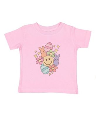 Girls' Easter Doodle Short Sleeve T-Shirt - Baby, Little Kid