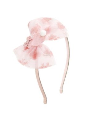 Girls' Honey Bunny Easter Tulle Bow Headband - Little Kid, Big Kid