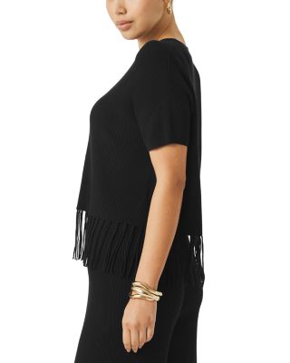 Spl X CJ Ss Fringe Sweater