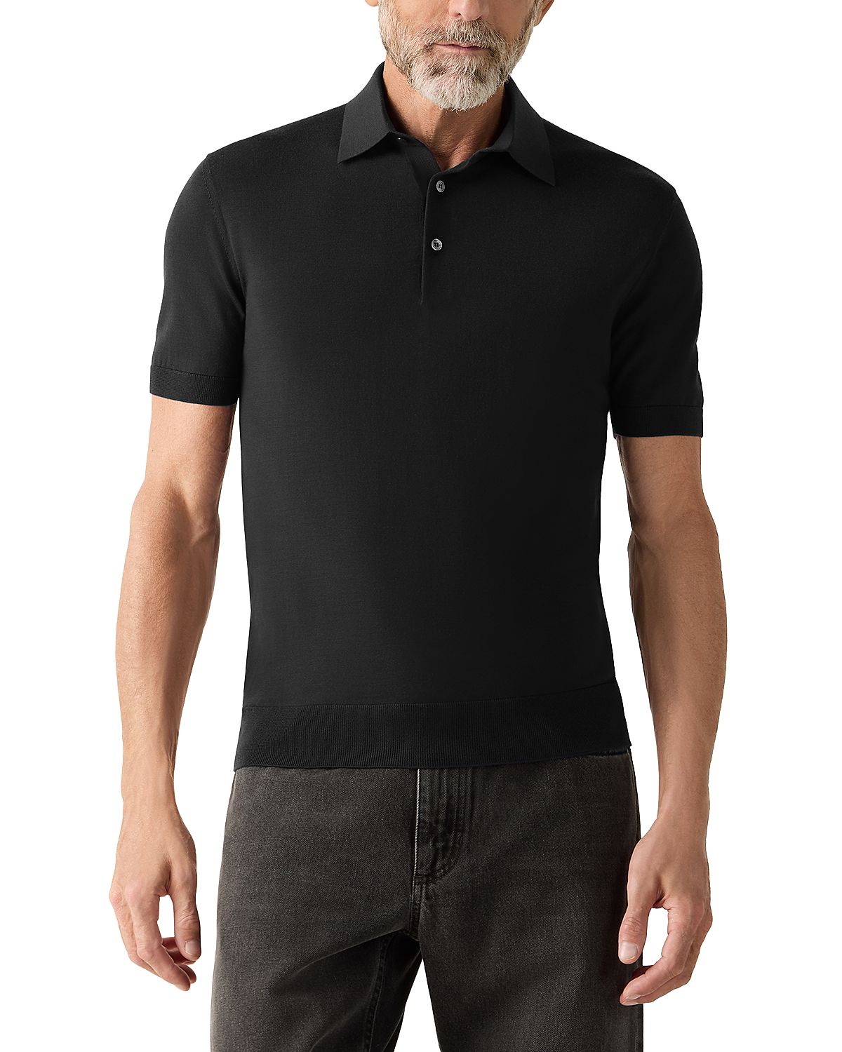 Zegna 15milmil15 Wool Polo Shirt