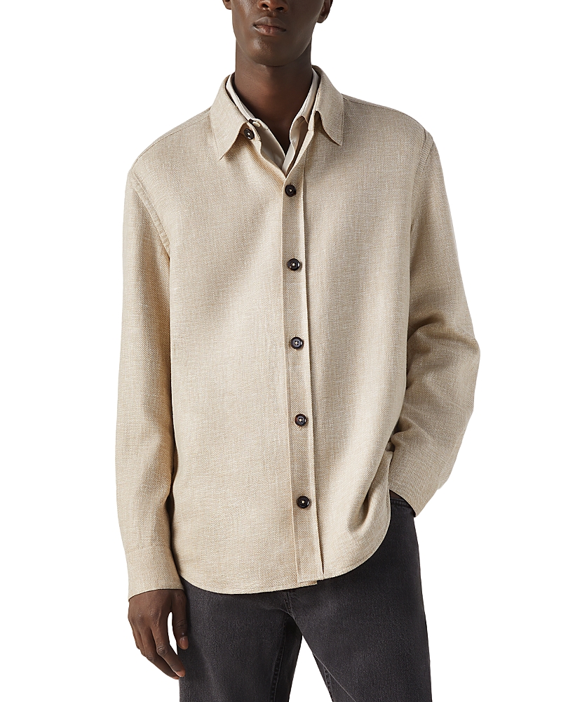 Zegna Cashmere Linen & Silk Overshirt