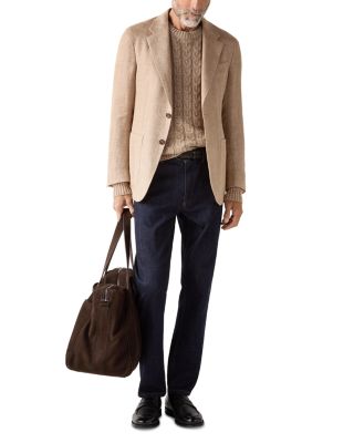 Linen Cashmere & Silk Crewneck Sweater