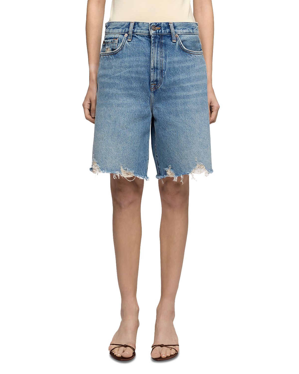 7 For All Mankind Lola Denim Shorts