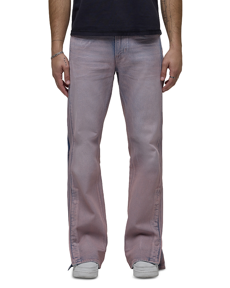 Hudson Walker Track Jeans in Coated Rose
