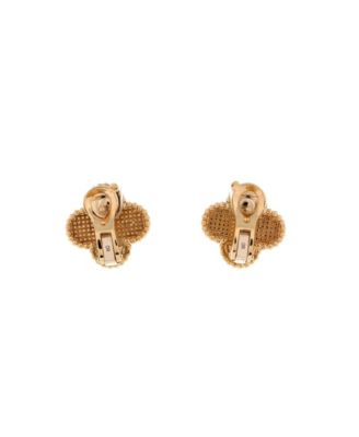  Vintage Alhambra Earrings 18K Gold