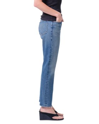 Romney Mid Rise Vintage Straight Jeans in Bounty
