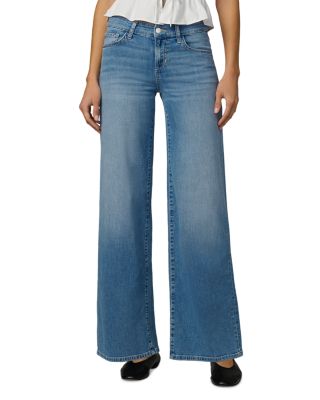 The Lou Lou Mid Rise Wide Leg Jeans in Impeccable