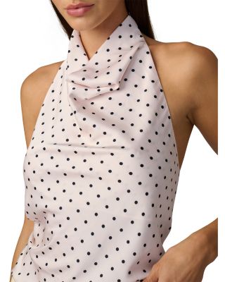 The Ines Draped Halter Dress