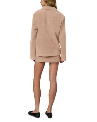 Faux Suede Chore Coat