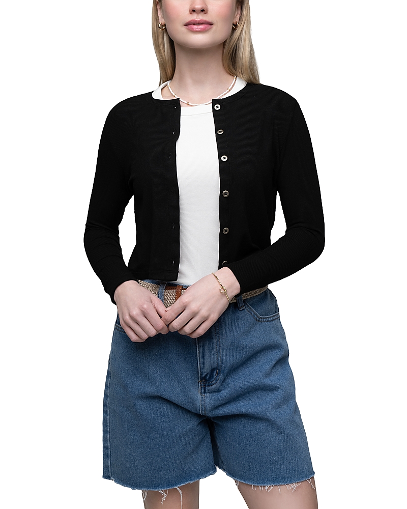 Point Classic T Shirt Cardigan Sweater