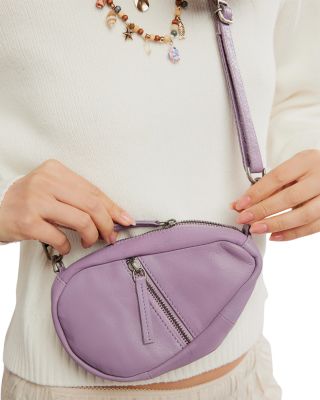 Coffee Date Mini Leather Crossbody