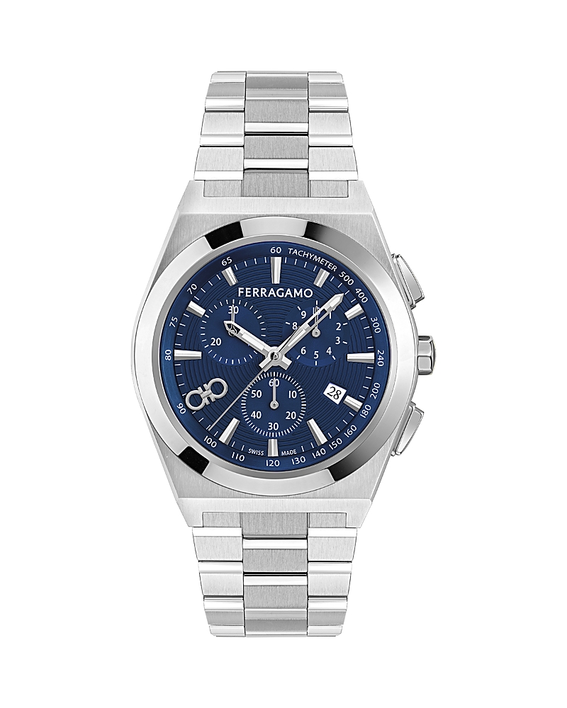 Ferragamo Vega Upper East Chronograph Bracelet Watch, 42mm