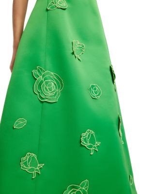 Cleo Appliqu&eacute; Sleeveless Midi Dress