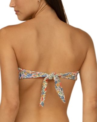 Florencia Floral Tori Ties Bandeau Bikini Top & Lulu Bikini Bottom