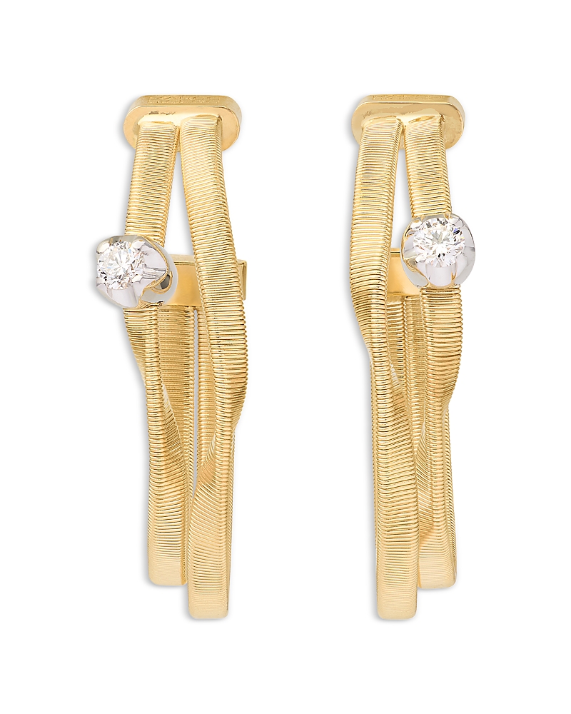 Marco Bicego 18K Yellow Gold Marrakech Diamond Multi Strand Drop Earrings