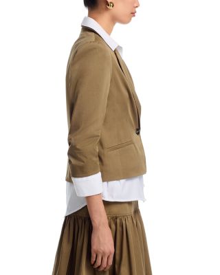 Peri Ruched Sleeve Jacket