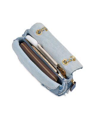 Tabby Shoulder Bag 26 With Denim Patchwork Quilting