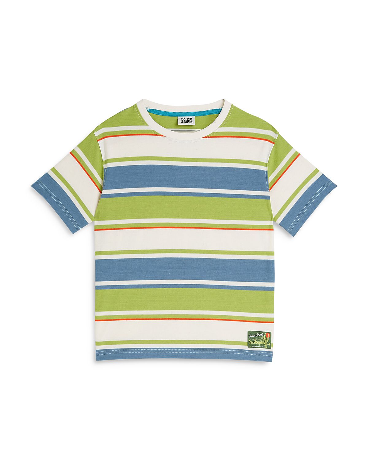 Scotch & Soda Boys' Yarn Dyed Striped Tee - Little Kid, Big Kid