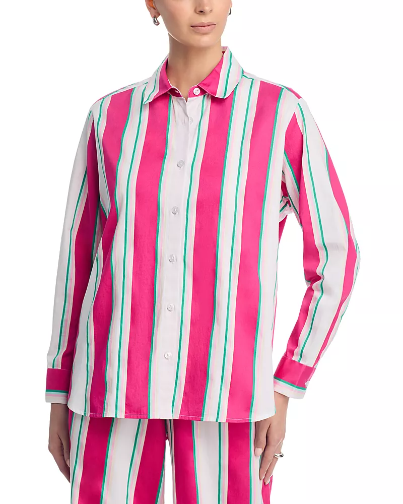 French Connection Alexis Striped Poplin Shirt