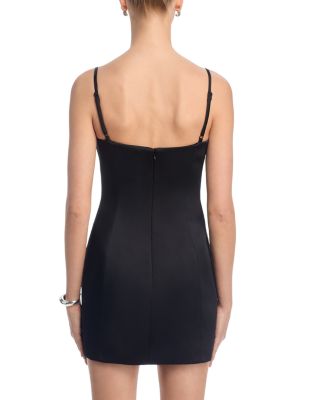 York Satin Minidress