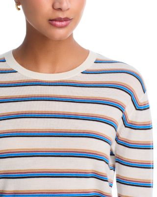 James Striped Wool Crewneck Sweater