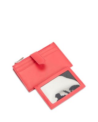 Zippered Compact Card Case Wallet