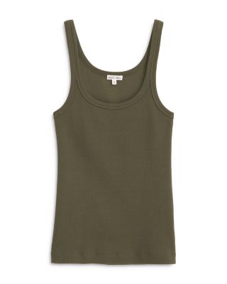 Mckenna Slim Fit Ribbed Tank