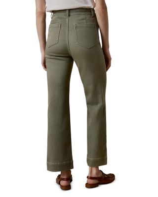Stretch Terry Patch Pocket Ankle Pants
