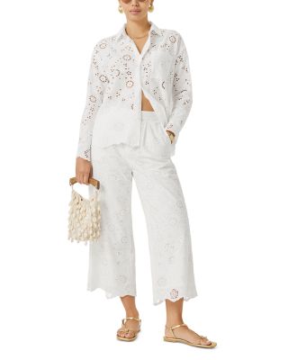 x &commat;Cellajaneblog Eyelet Button Front Top