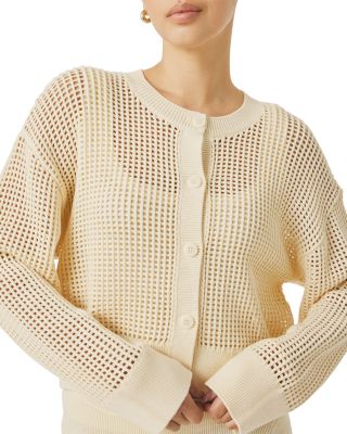  Spl X CJ Open Stitch Cardigan Sweater 