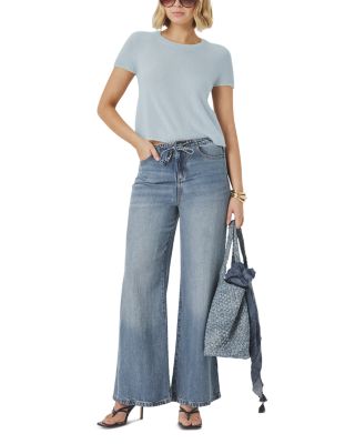 Emerson Tipped Short Sleeve Sweater